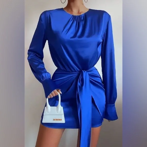 Runaway The Label Dresses | Runaway The Label - Hallie Mini Dress - Blue - Size S | Color: Blue | Size: S | Nmfaranso's Closet